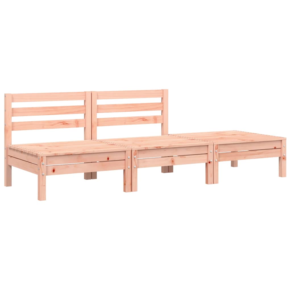 vidaXL Ogrodowa sofa 3-osobowa, lite drewno daglezjowe