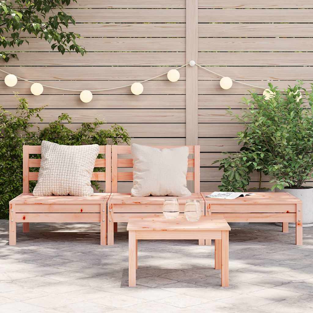vidaXL Ogrodowa sofa 3-osobowa, lite drewno daglezjowe
