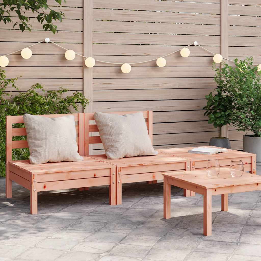vidaXL Ogrodowa sofa 3-osobowa, lite drewno daglezjowe