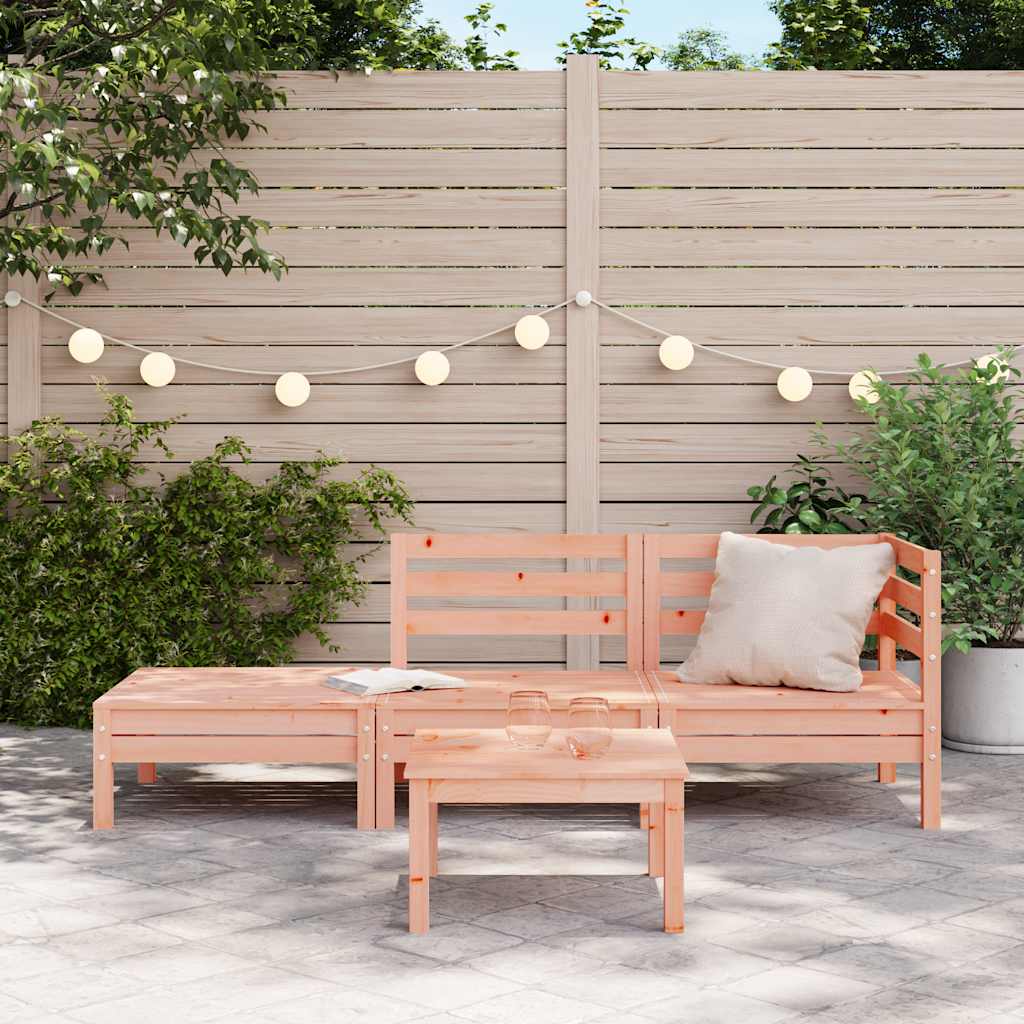 vidaXL Ogrodowa sofa 3-osobowa, lite drewno daglezjowe