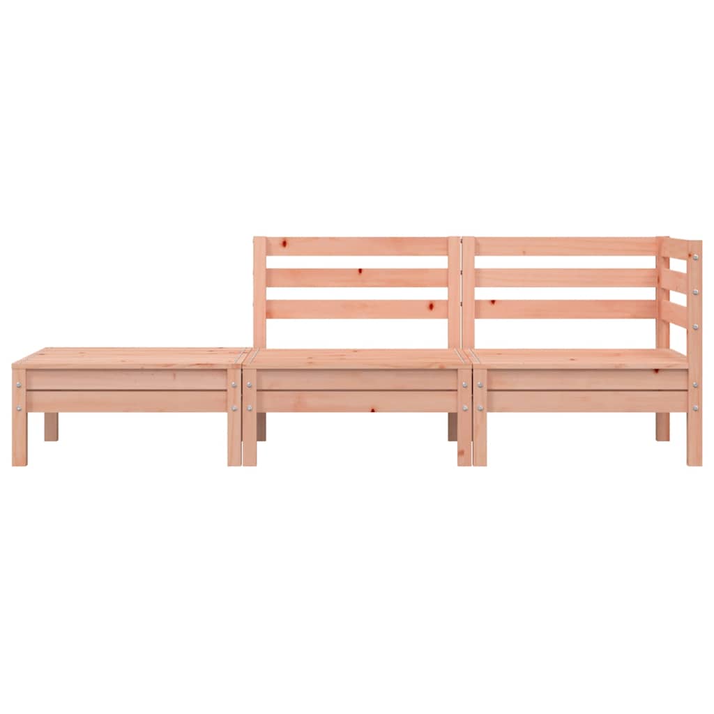 vidaXL Ogrodowa sofa 3-osobowa, lite drewno daglezjowe