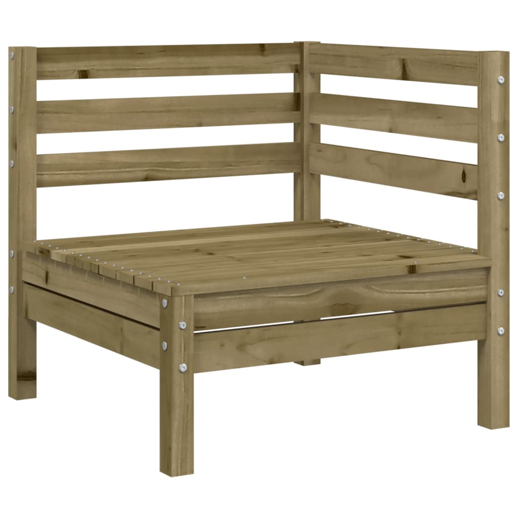 vidaXL Ogrodowa sofa 4-osobowa, impregnowane drewno sosnowe