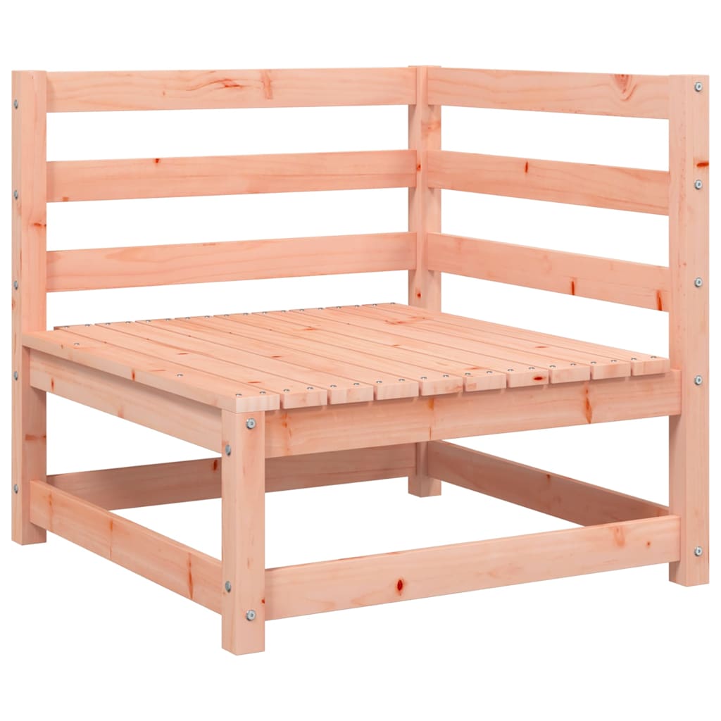 vidaXL Ogrodowa sofa narożna z poduszkami, lite drewno daglezjowe