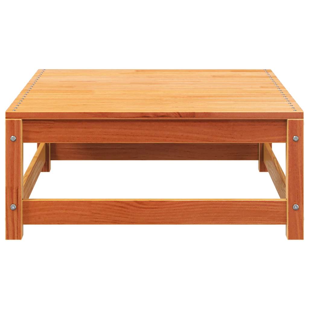 vidaXL Ogrodowa sofa bez podłokietników, z poduszkami i podnóżkami