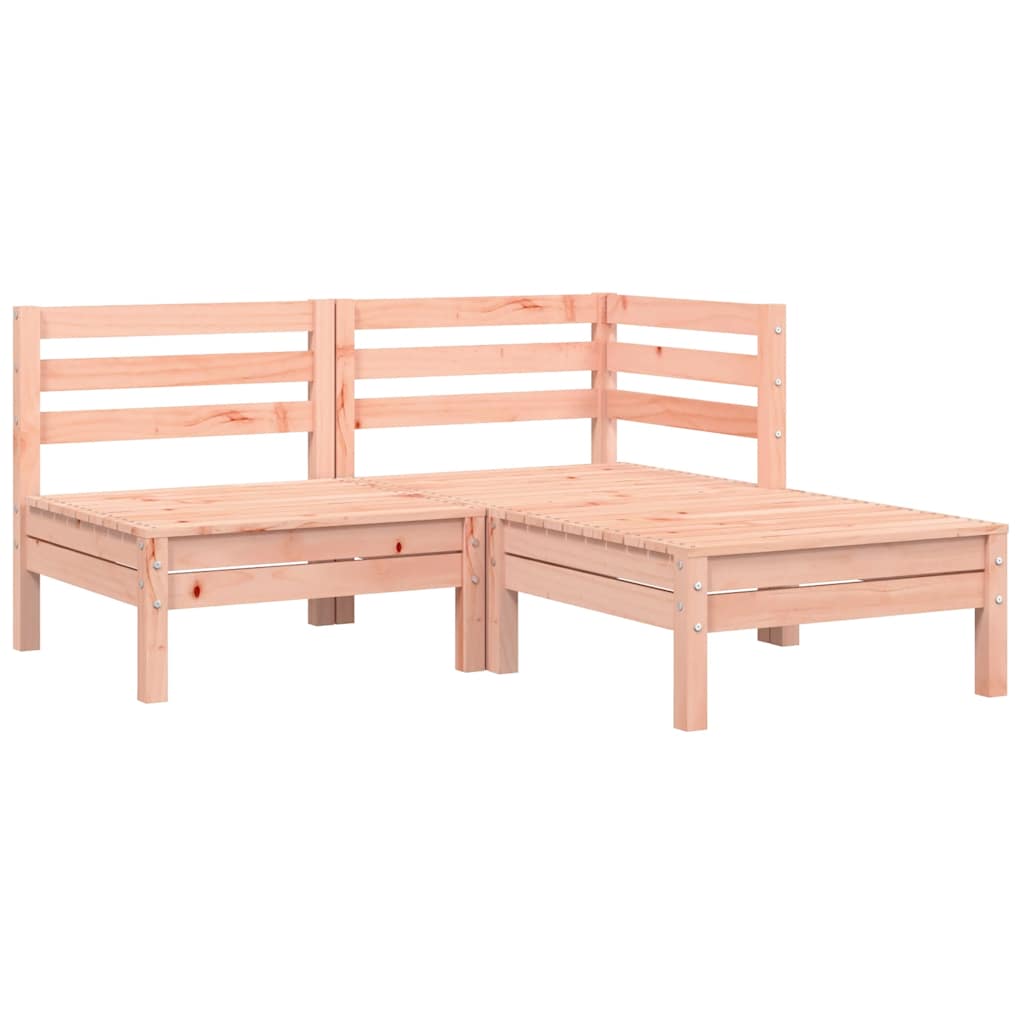 vidaXL Sofa ogrodowa z poduszkami i podnóżkiem, 2-osobowa