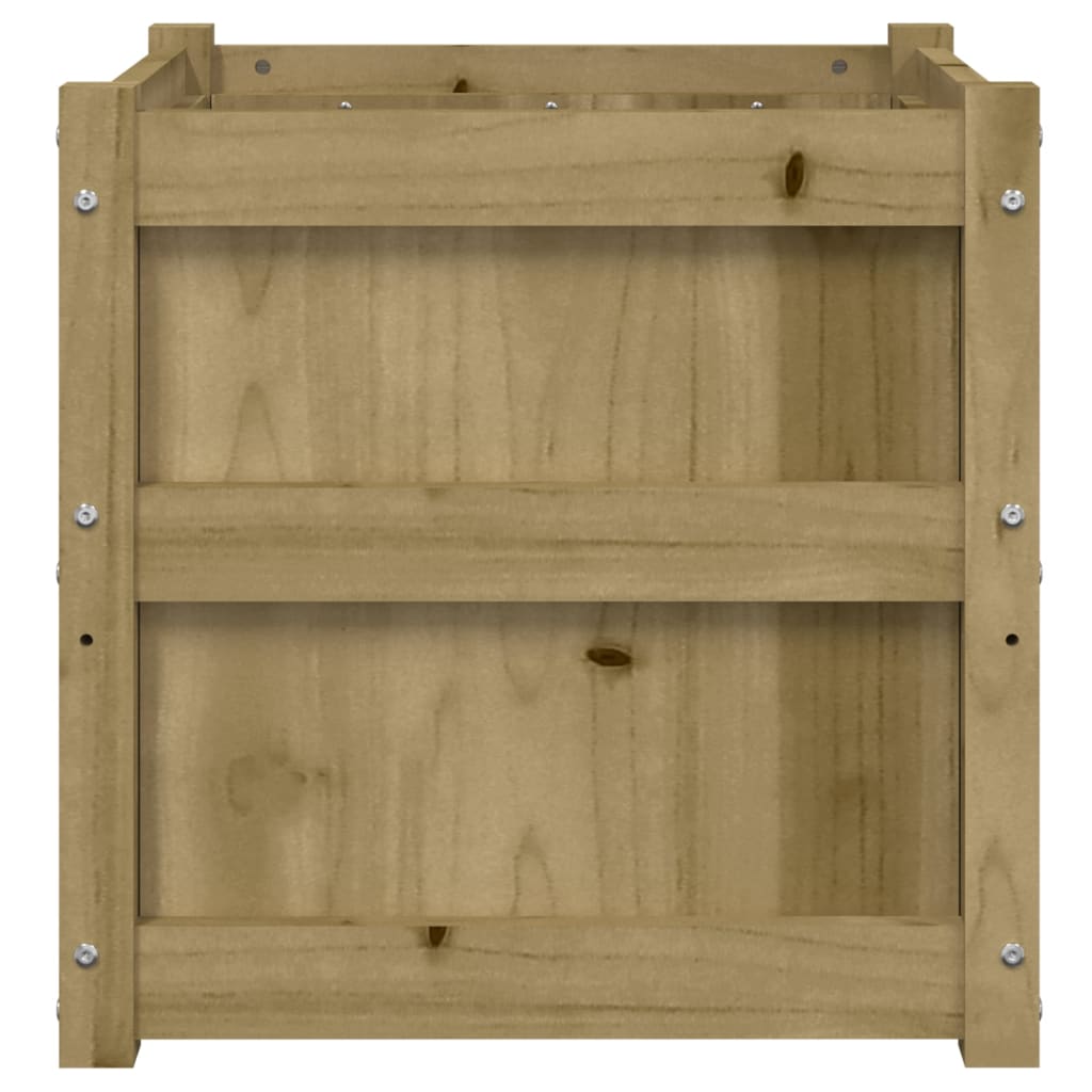 vidaXL Donica ogrodowa, 50x50x50 cm, impregnowane drewno sosnowe
