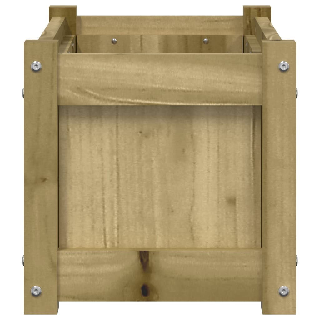 vidaXL Donica ogrodowa, 60x31x31 cm, impregnowane drewno sosnowe