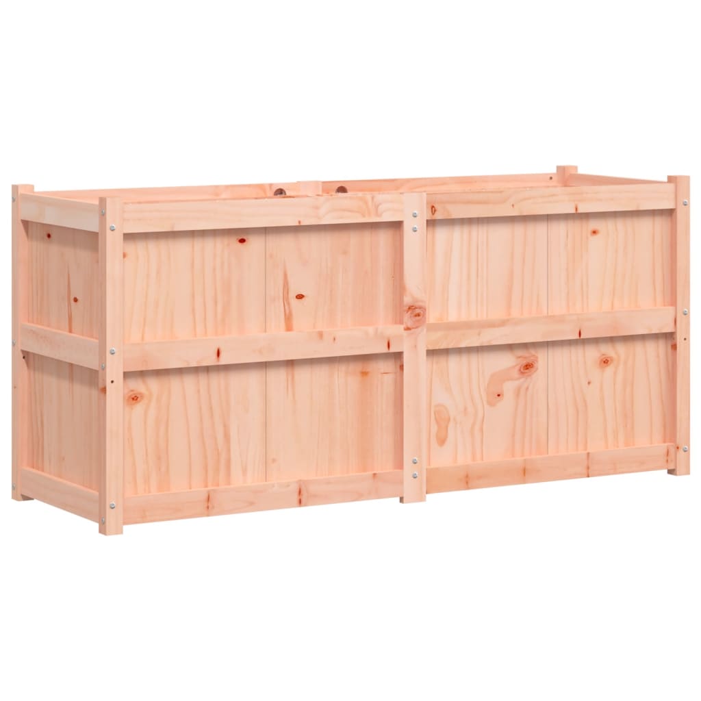 vidaXL Donica ogrodowa, 150x50x70 cm, lite drewno sosnowe