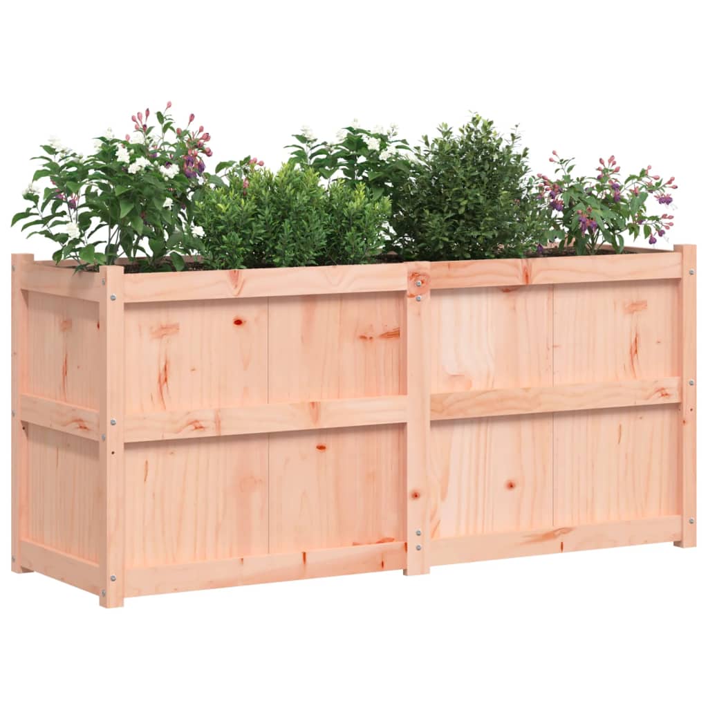 vidaXL Donica ogrodowa, 150x50x70 cm, lite drewno sosnowe