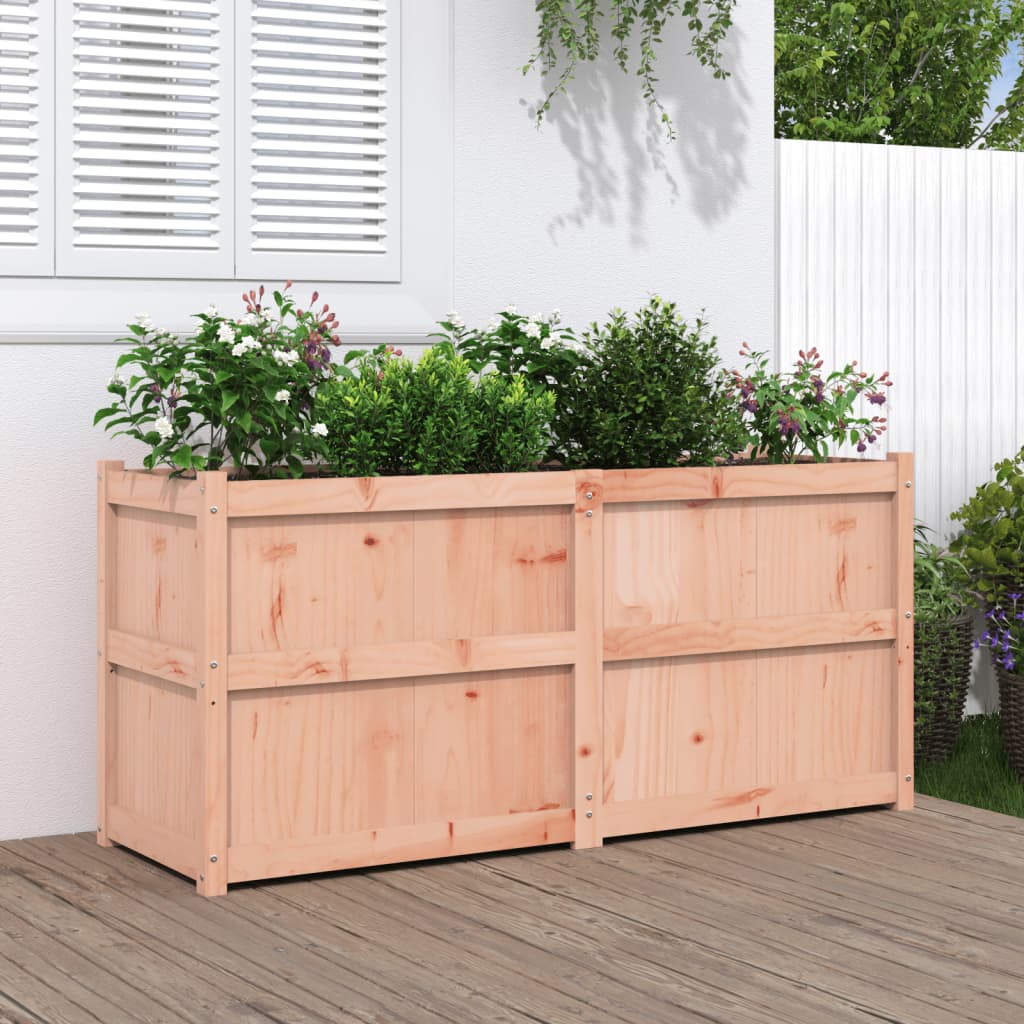 vidaXL Donica ogrodowa, 150x50x70 cm, lite drewno sosnowe