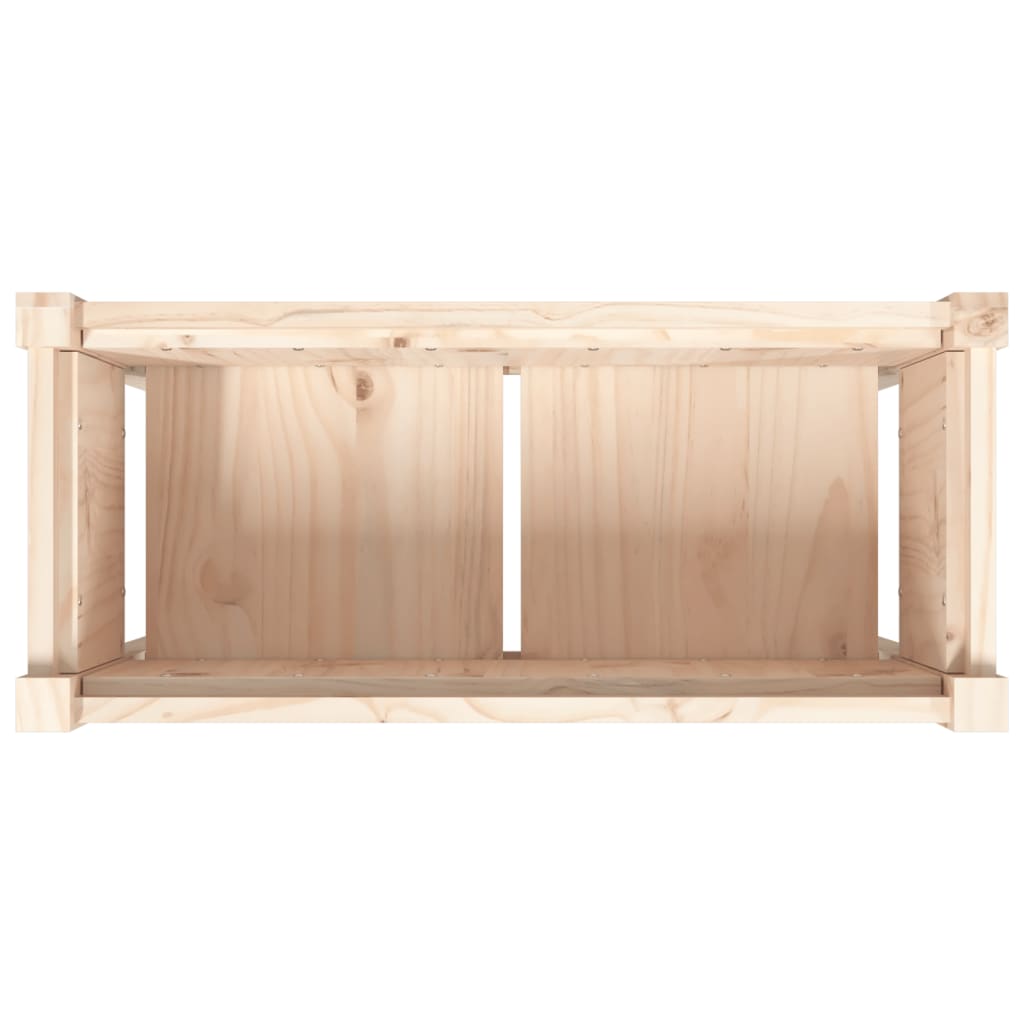 vidaXL Donica ogrodowa na nogach, 70x31x70 cm, lite drewno sosnowe