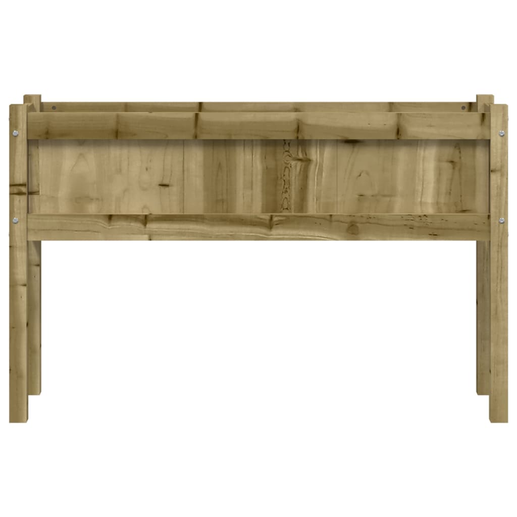 vidaXL Donica ogrodowa na nogach, 110x31x70 cm, impregnowane drewno