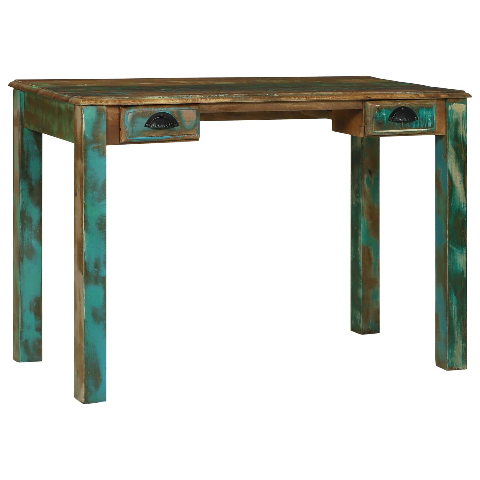 vidaXL Biurko do pisania z szufladą Brązowy 112 x 55 x 76 cm