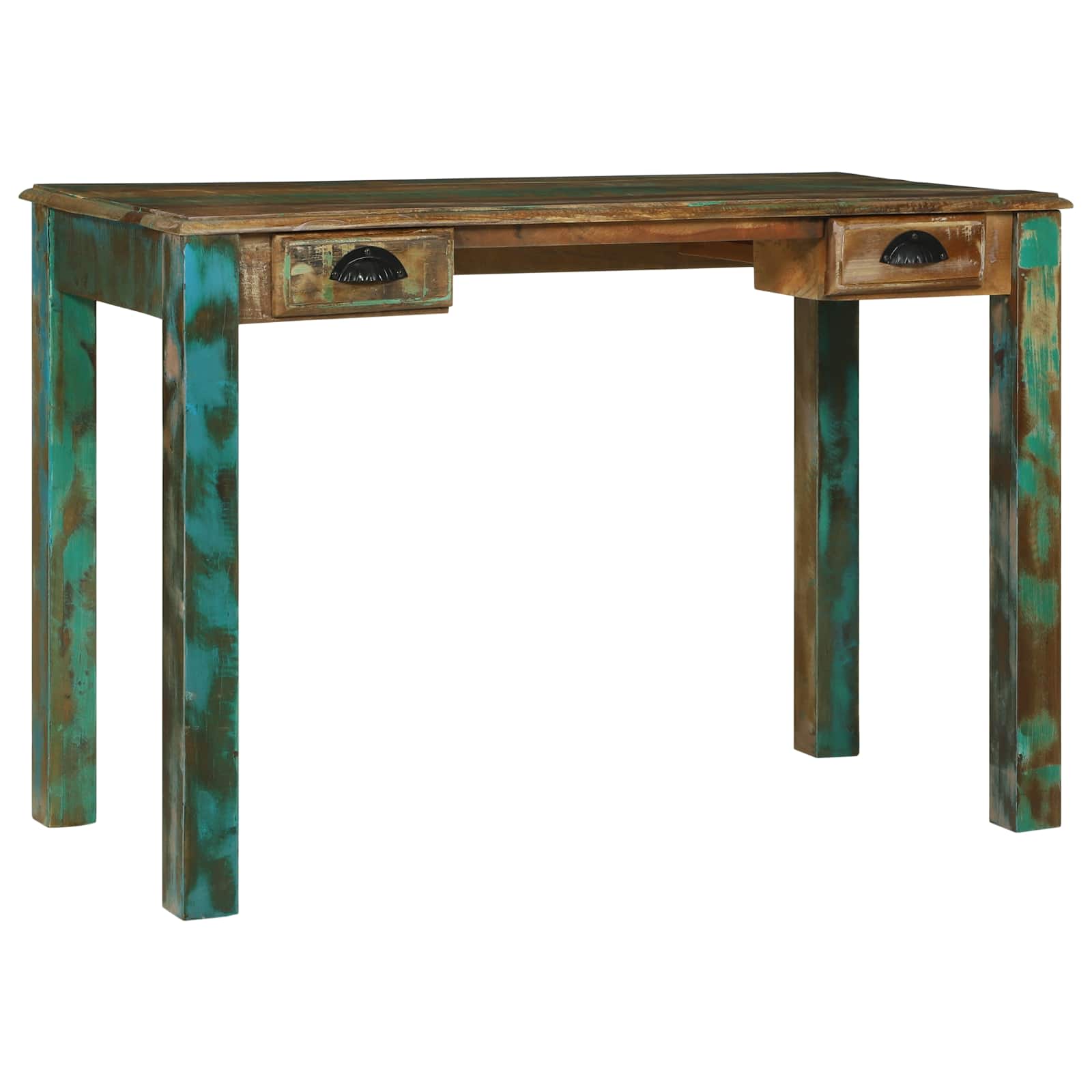 vidaXL Biurko do pisania z szufladą Brązowy 112 x 55 x 76 cm