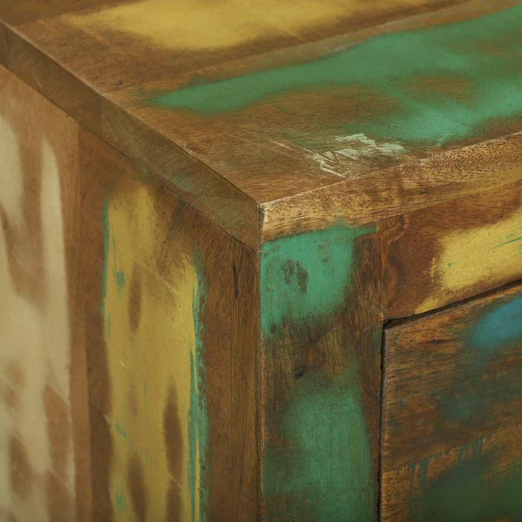 vidaXL Bufet Brązowy 80 x 30 x 65 cm Lite Drewno Recyklingowe