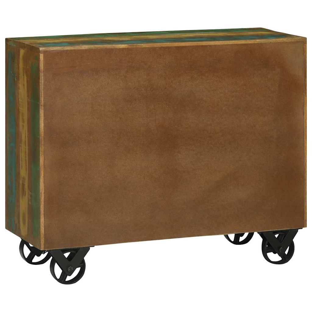 vidaXL Bufet Brązowy 80 x 30 x 65 cm Lite Drewno Recyklingowe
