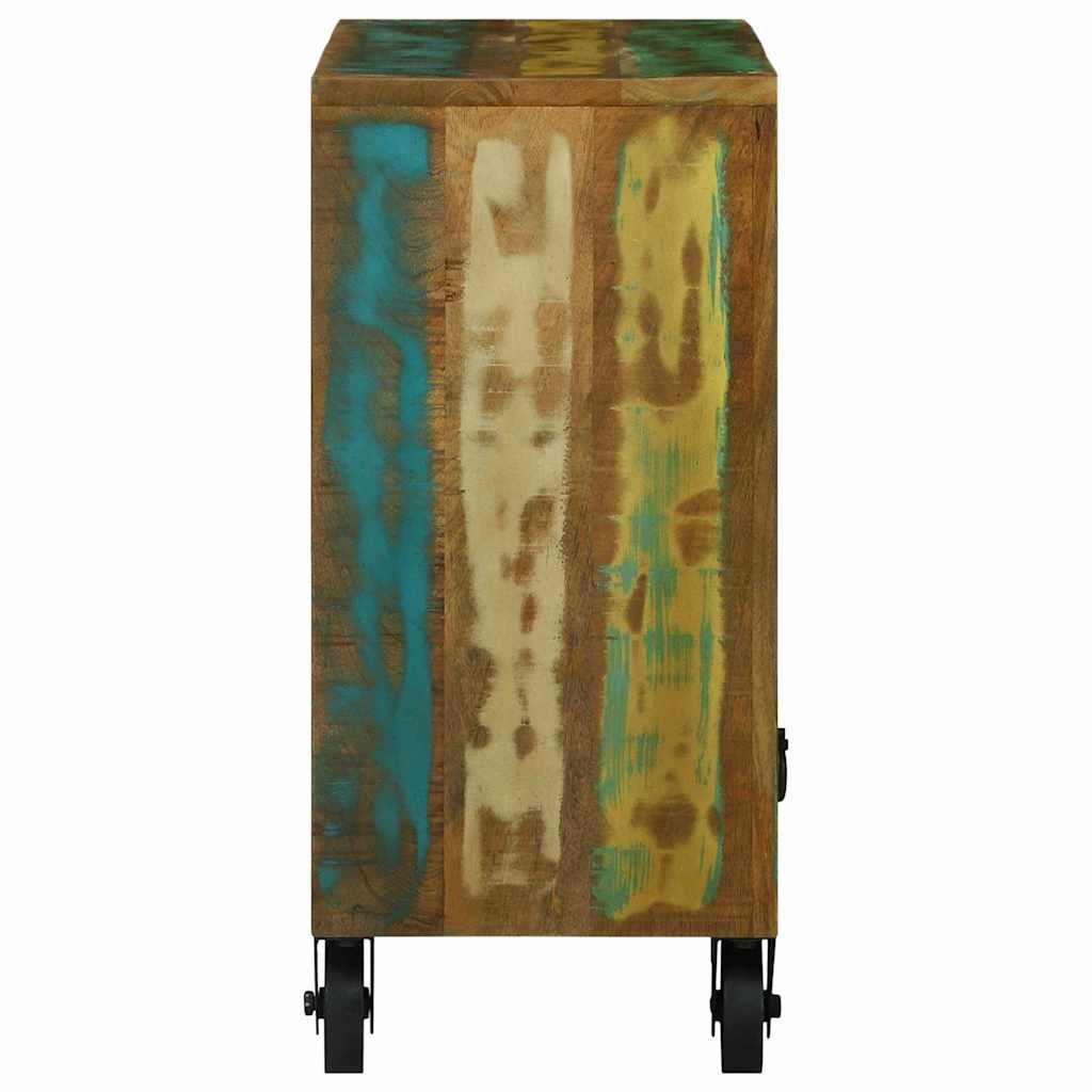 vidaXL Bufet Brązowy 80 x 30 x 65 cm Lite Drewno Recyklingowe