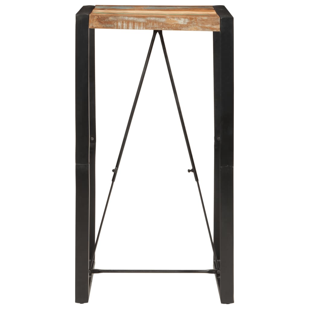 vidaXL Stolik barowy, 60x55x110, lite drewno z odzysku