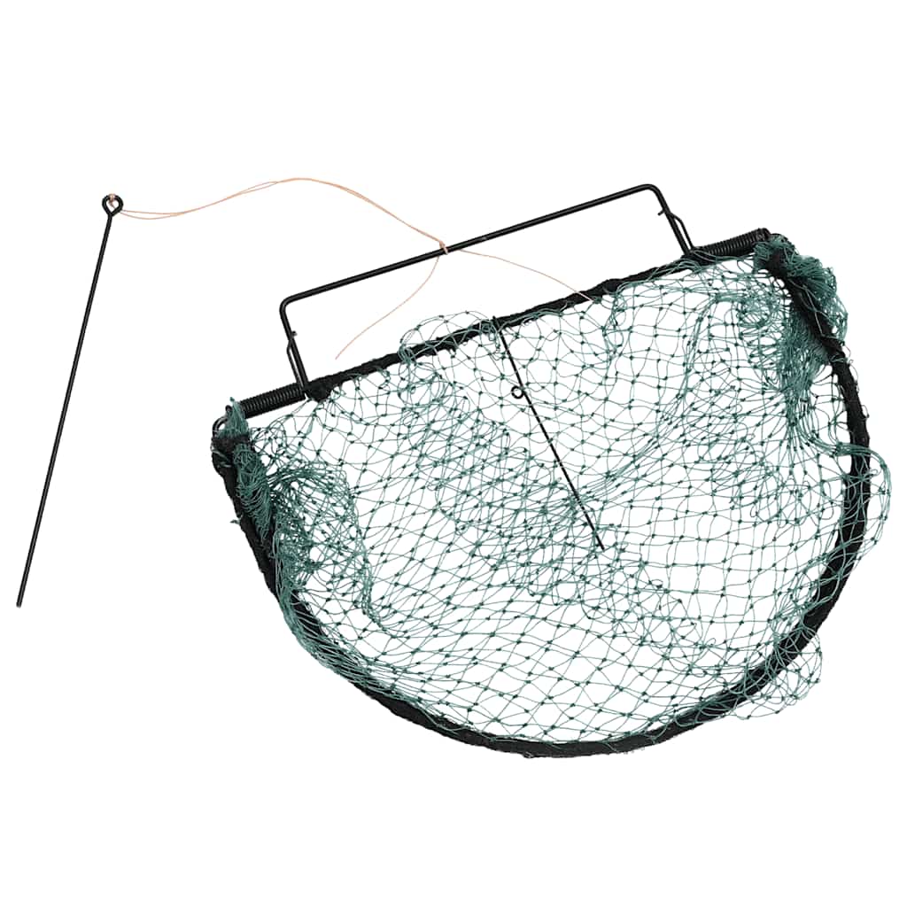 vidaXL Pułapka na ptaki, zielona, 40 cm, stal