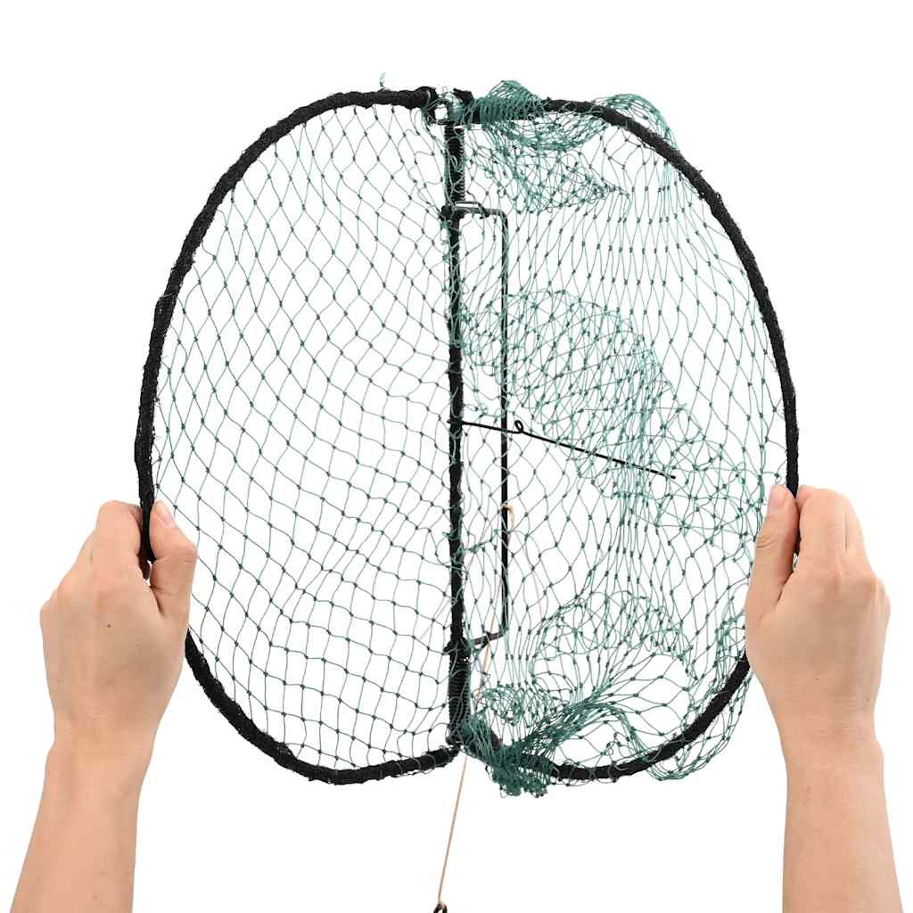 vidaXL Pułapka na ptaki, zielona, 40 cm, stal