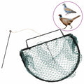 vidaXL Pułapka na ptaki, zielona, 40 cm, stal