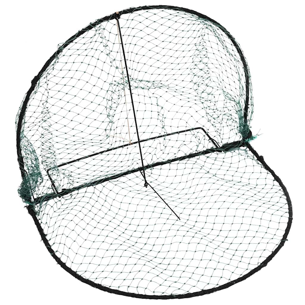 vidaXL Pułapka na ptaki, zielona, 50 cm, stal