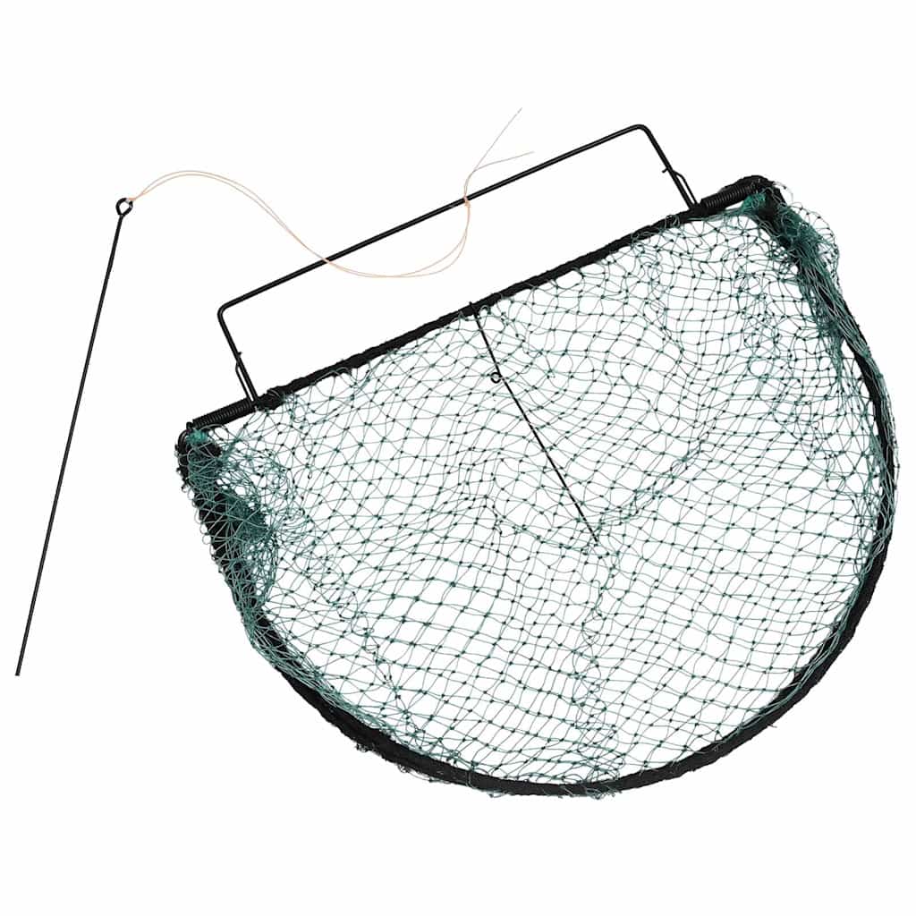 vidaXL Pułapka na ptaki, zielona, 50 cm, stal