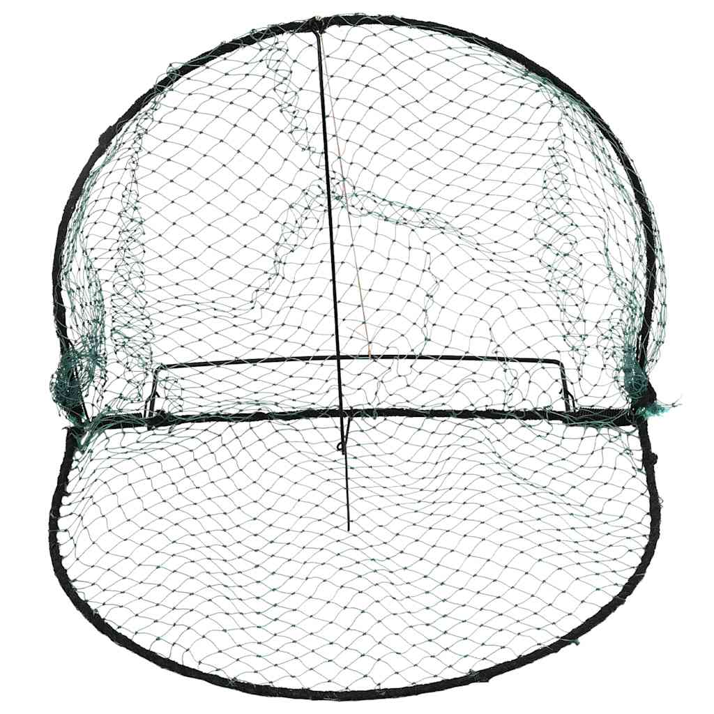 vidaXL Pułapka na ptaki, zielona, 50 cm, stal