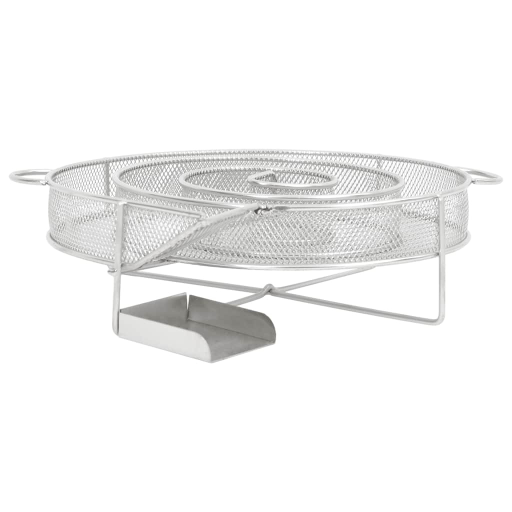 vidaXL Generator zimnego dymu, okrągły, 19,5 cm, stal nierdzewna