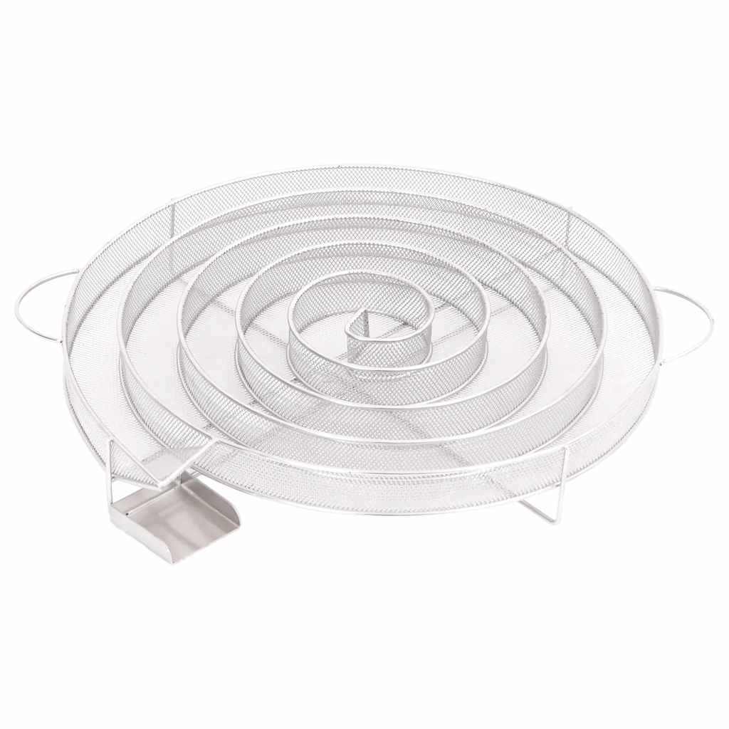 vidaXL Generator zimnego dymu, okrągły, 33,5 cm, stal nierdzewna