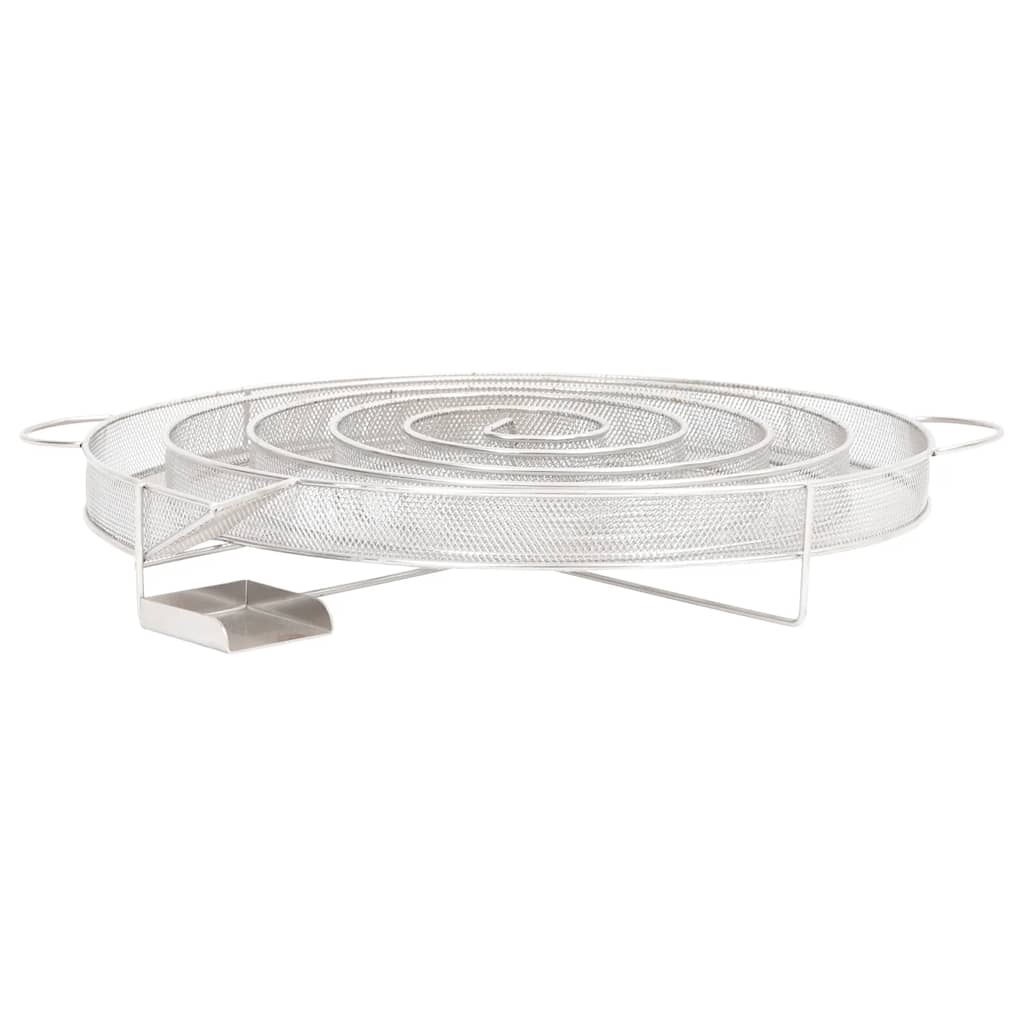 vidaXL Generator zimnego dymu, okrągły, 33,5 cm, stal nierdzewna