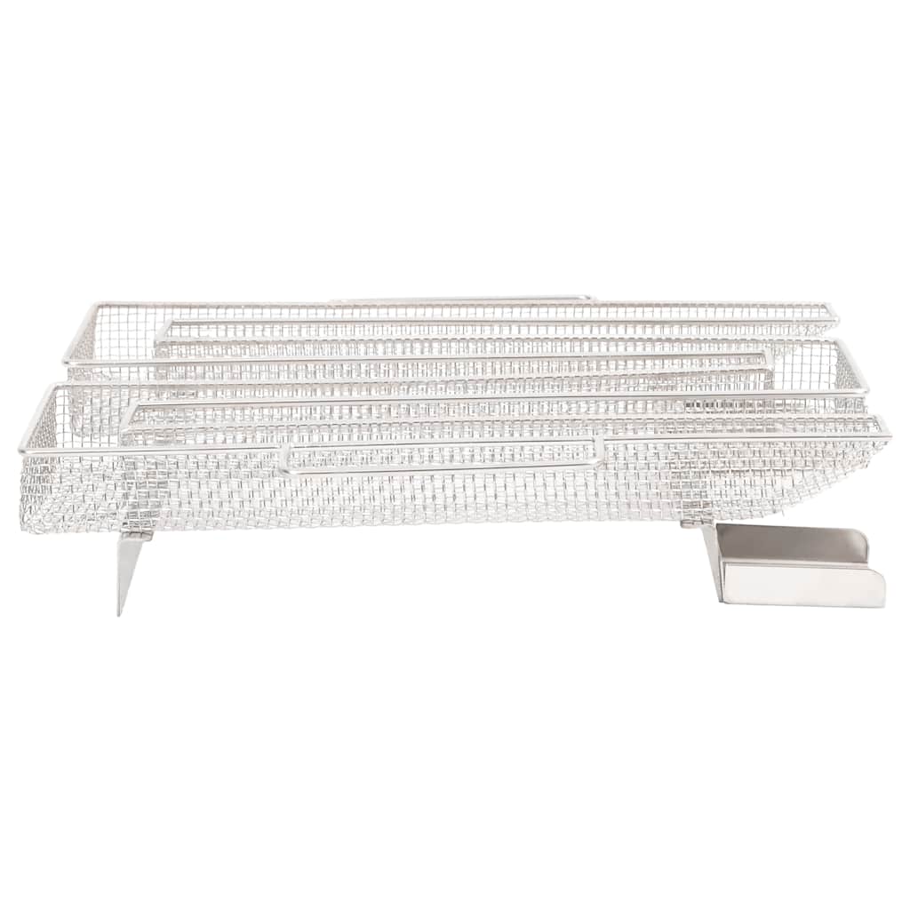 vidaXL Generator zimnego dymu, czworokątny, 22,5 cm, stal nierdzewna