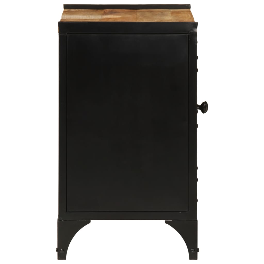 vidaXL Szafka pod umywalkę, 55x35x60 cm, żelazo i lite drewno mango
