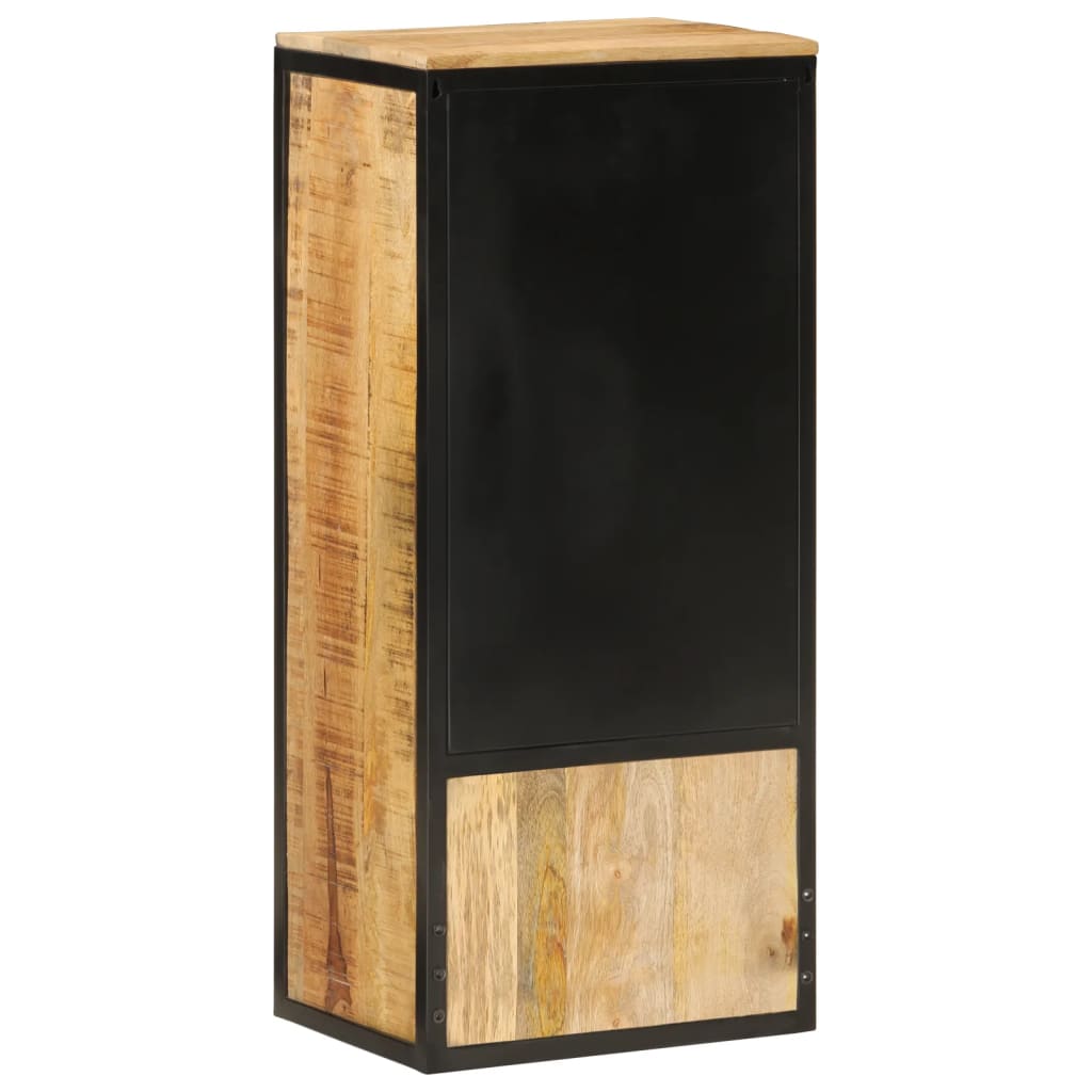 vidaXL Szafka łazienkowa, 40x27x90 cm, lite drewno mango i żelazo