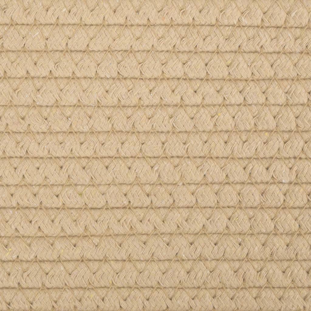 vidaXL Kosze do przechowywania, 2 szt., beżowo-białe, Ø28x28 cm