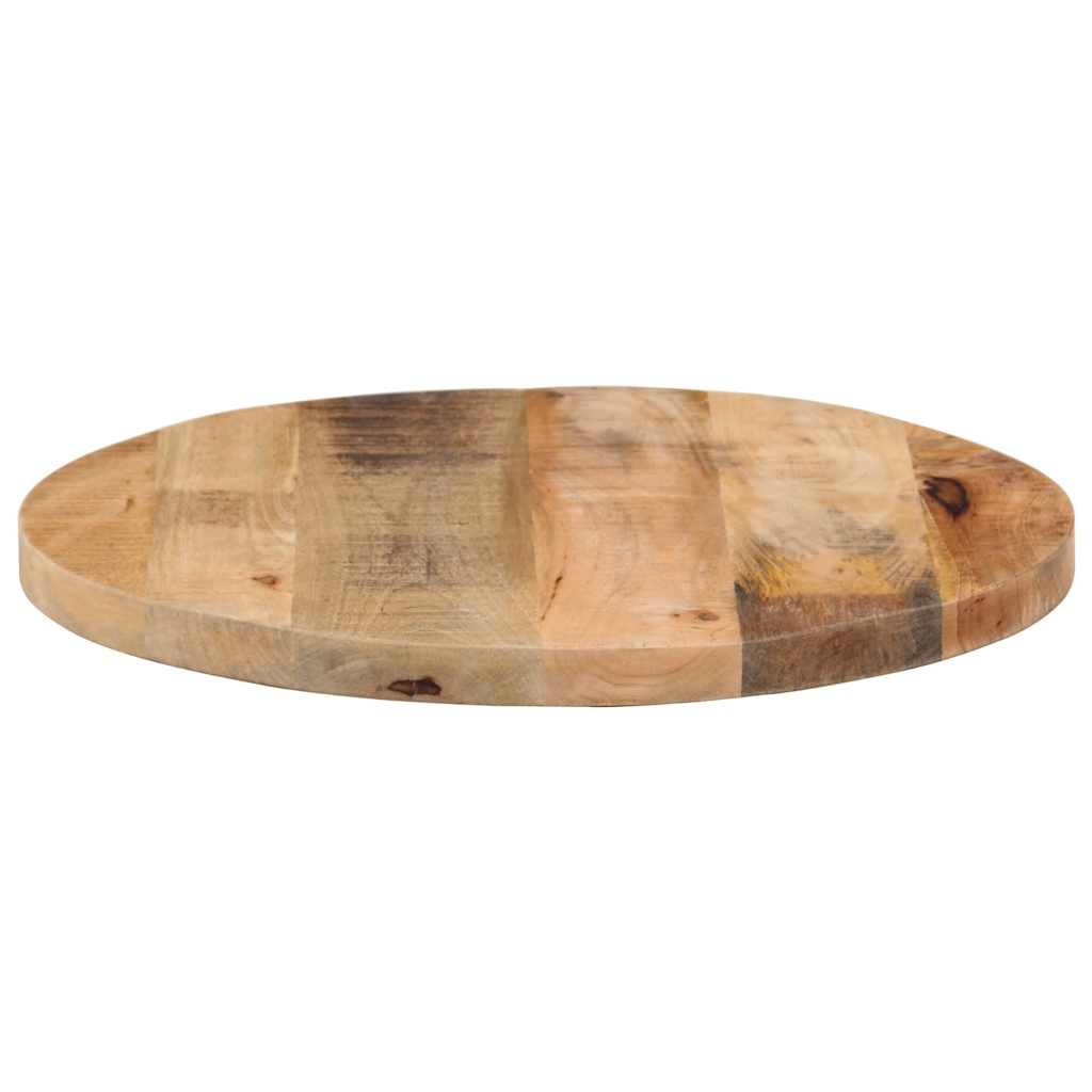 vidaXL Blat stołu, Ø 40x2,5 cm, okrągły, surowe drewno mango