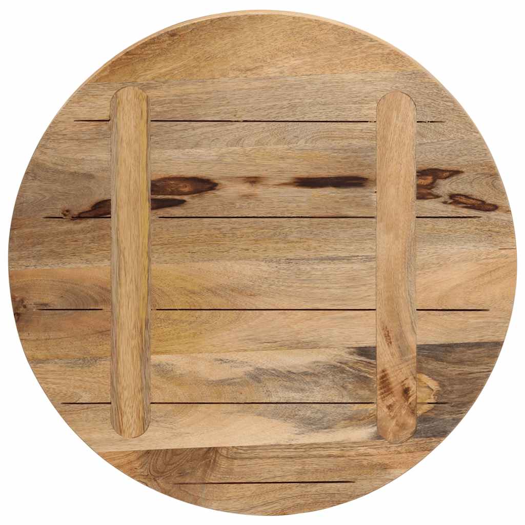 vidaXL Blat stołu, Ø 40x2,5 cm, okrągły, surowe drewno mango