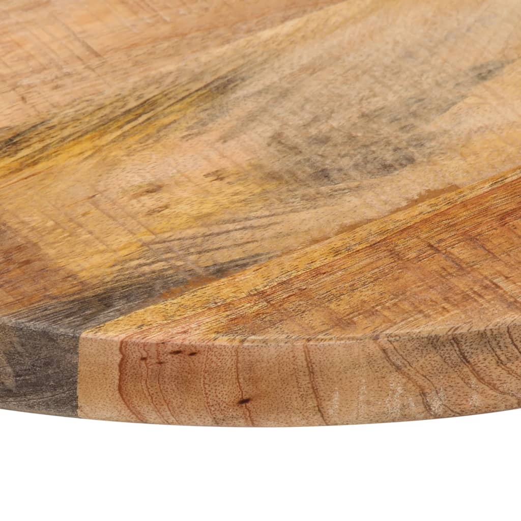 vidaXL Blat stołu, Ø 40x3,8 cm, okrągły, surowe lite drewno mango