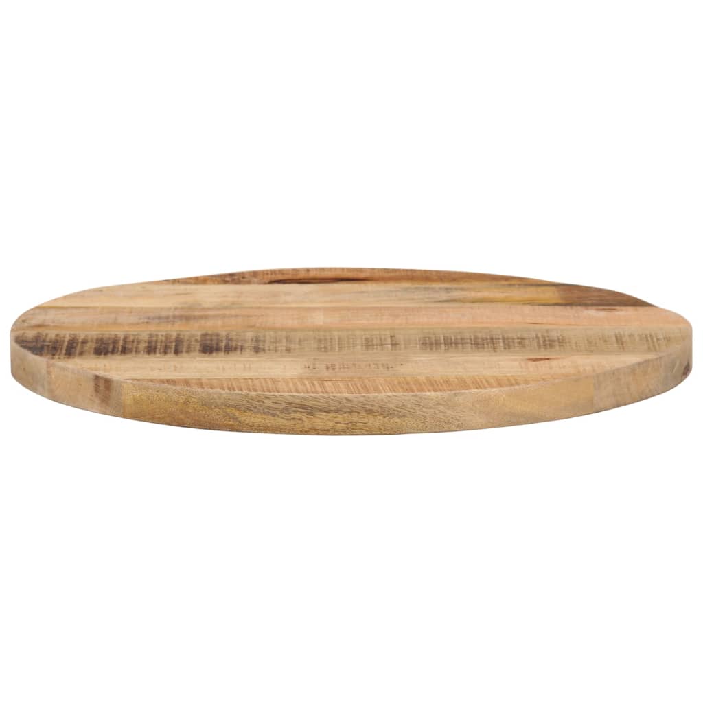 vidaXL Blat stołu, Ø 50x1,5 cm, okrągły, surowe lite drewno mango