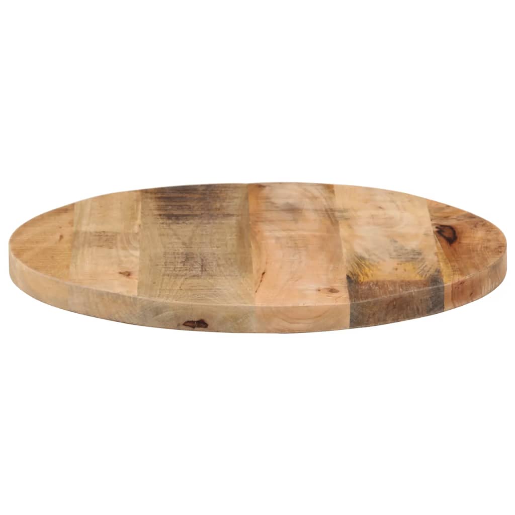 vidaXL Blat stołu, Ø 50x1,5 cm, okrągły, surowe lite drewno mango