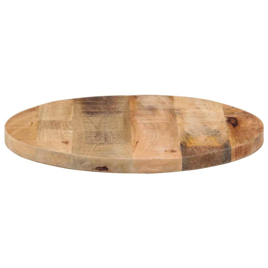 vidaXL Blat stołu, Ø 60x2,5 cm, okrągły, surowe lite drewno mango