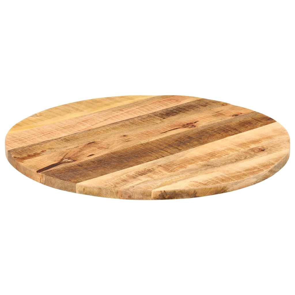 vidaXL Blat stołu, Ø 70x1,5 cm, okrągły, surowe lite drewno mango