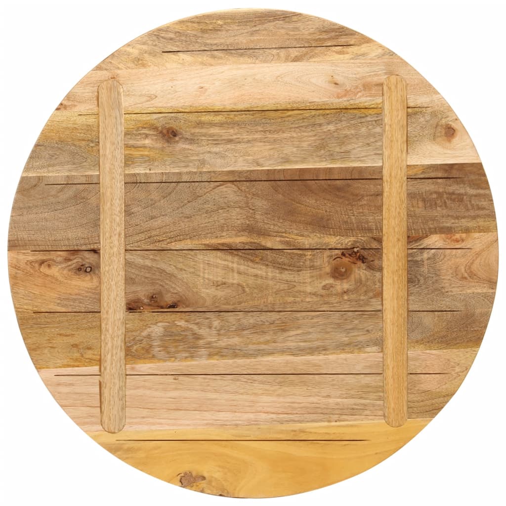 vidaXL Blat stołu, Ø 70x1,5 cm, okrągły, surowe lite drewno mango