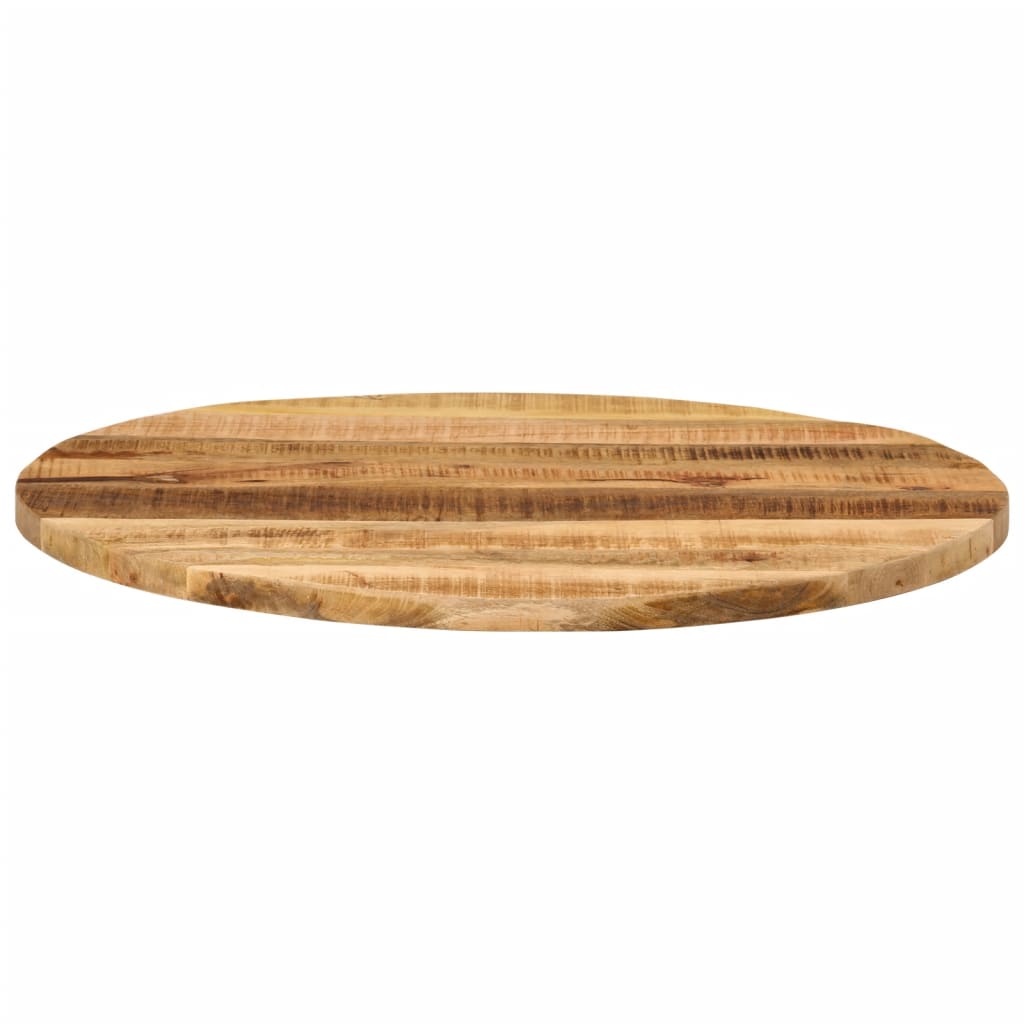 vidaXL Blat stołu, Ø 70x3,8 cm, okrągły, surowe lite drewno mango