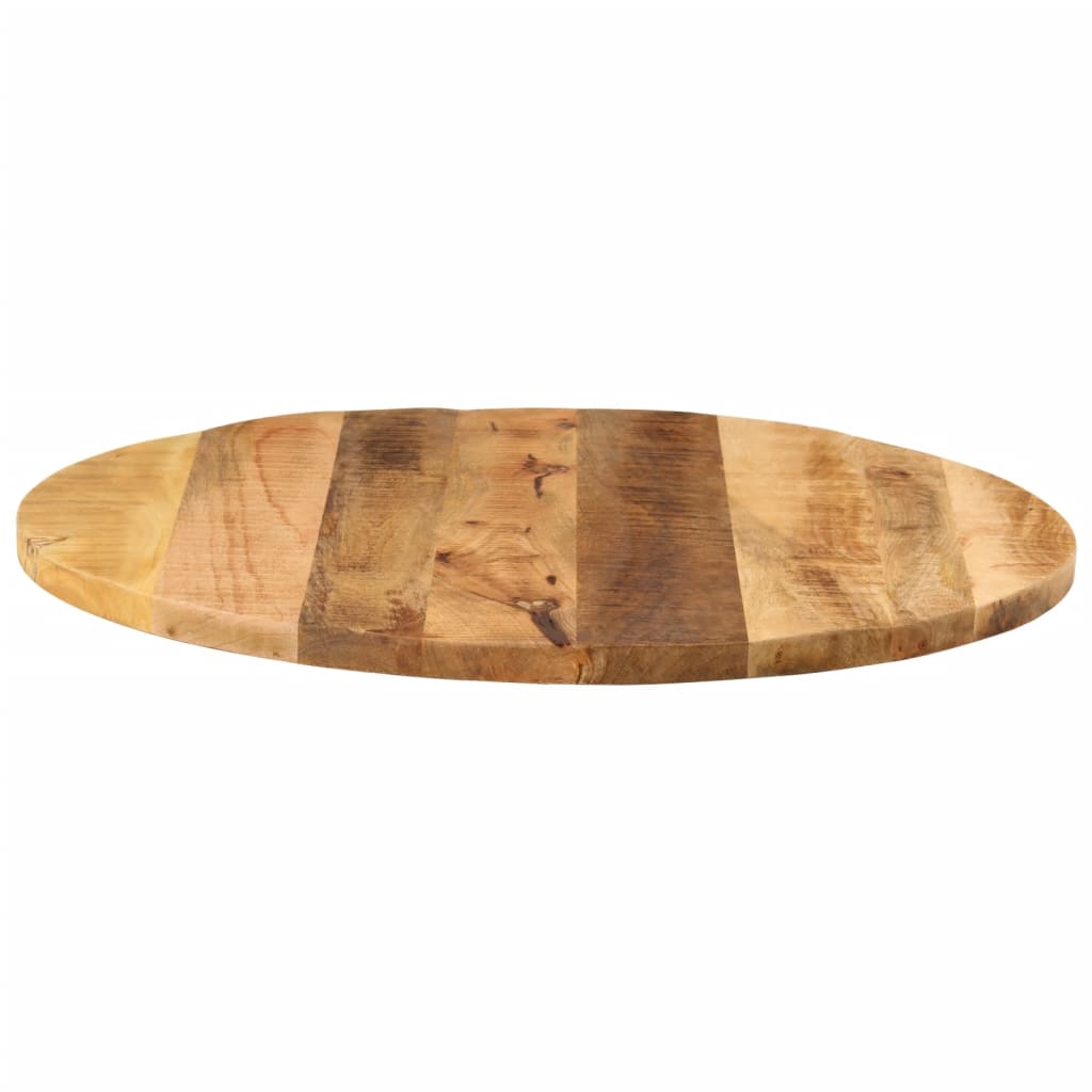 vidaXL Blat stołu, Ø 90x2,5 cm, okrągły, surowe lite drewno mango