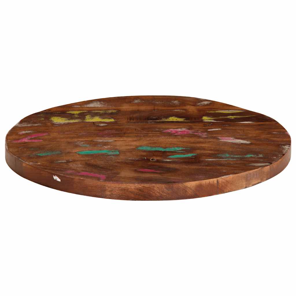 vidaXL Blat stolika, Ø 40x1,5 cm, okrągły, lite drewno z odzysku