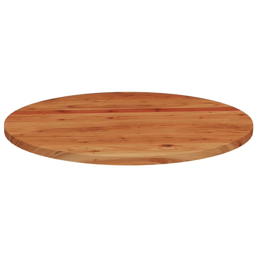 vidaXL Blat do stolika, Ø70x3,8 cm, okrągły, lite drewno akacjowe