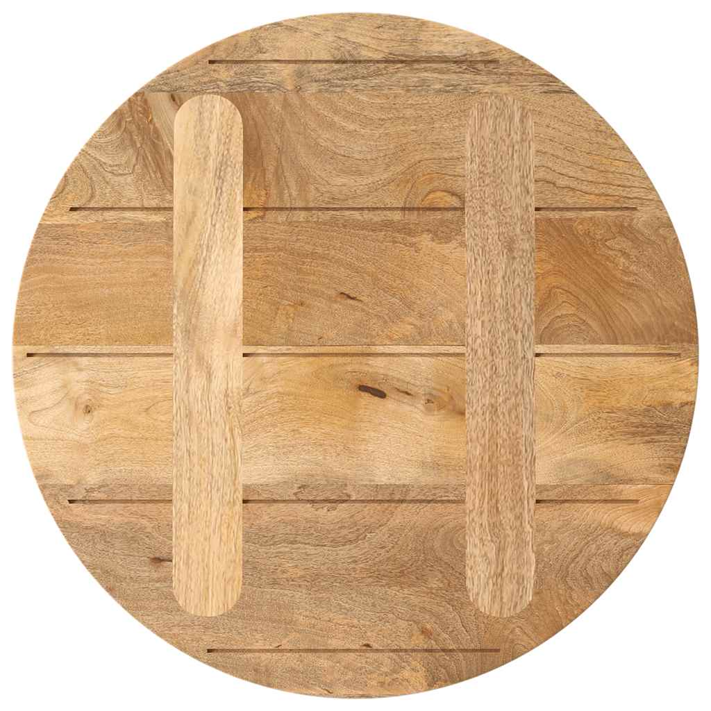 vidaXL Blat stołu, Ø 40x2,5 cm, okrągły, surowe drewno mango