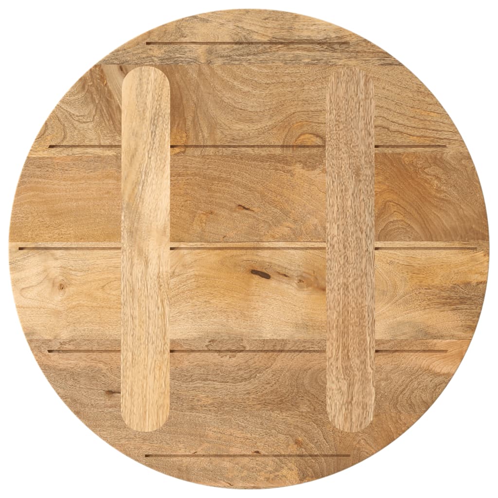vidaXL Blat stołu, Ø 40x3,8 cm, okrągły, surowe lite drewno mango
