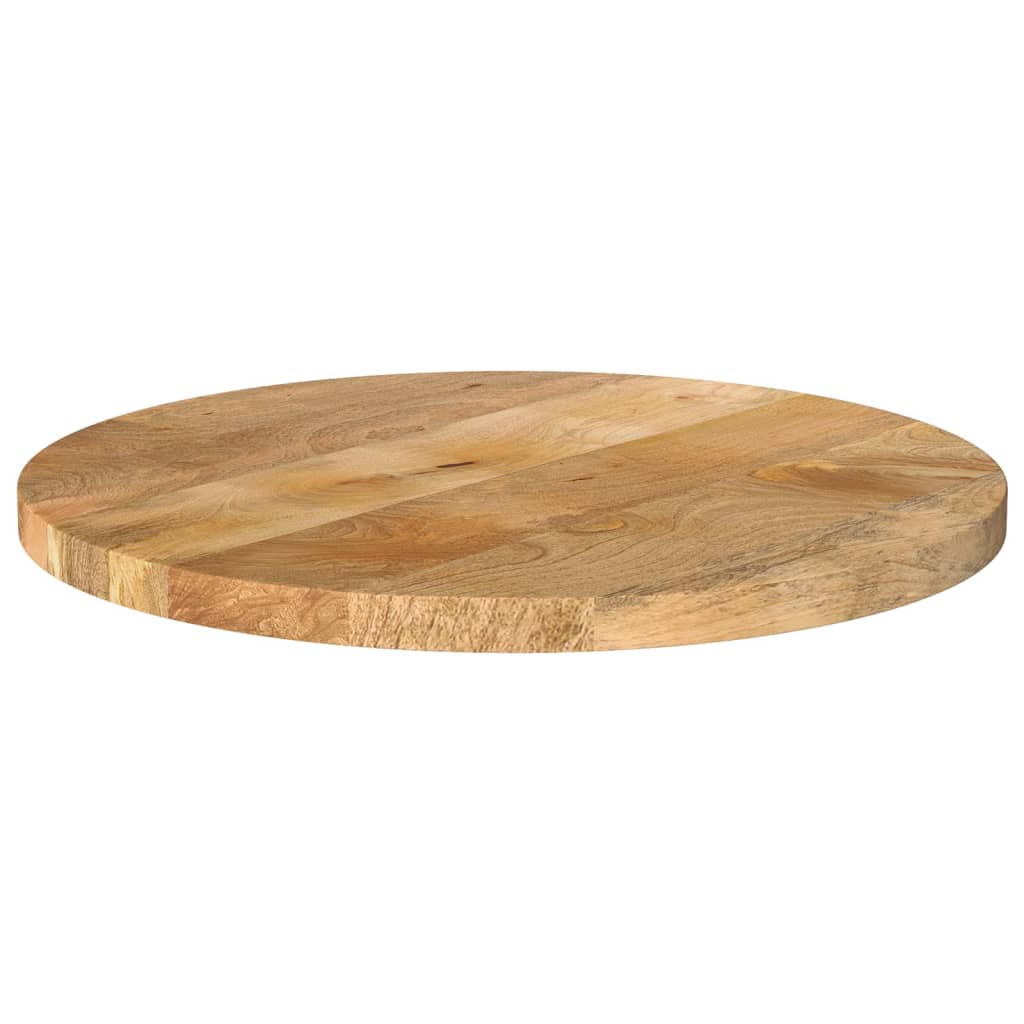 vidaXL Blat stołu, Ø 50x2,5 cm, okrągły, surowe lite drewno mango